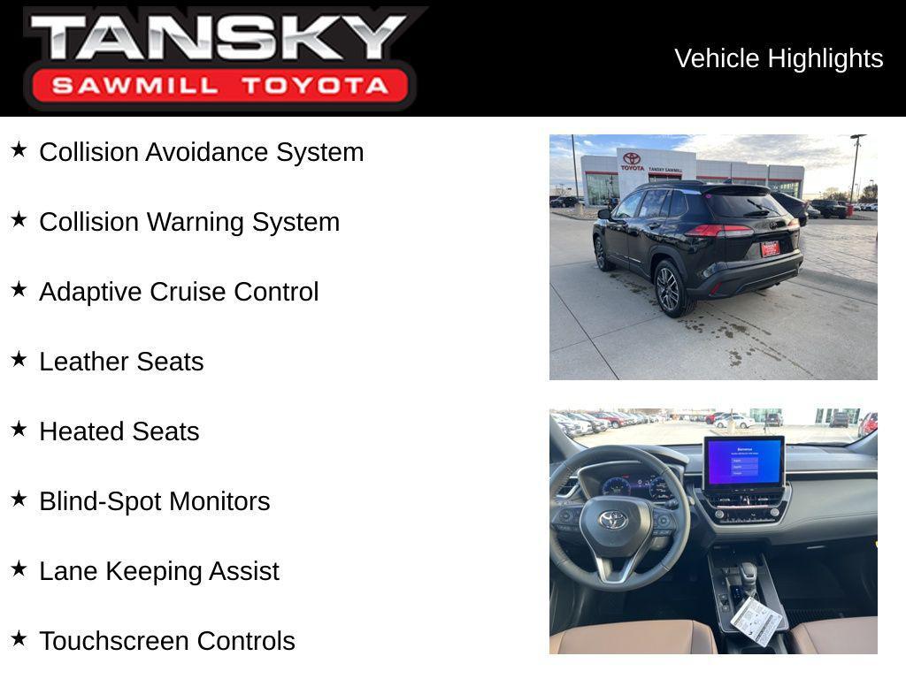 new 2026 Toyota Corolla Cross car, priced at $32,183