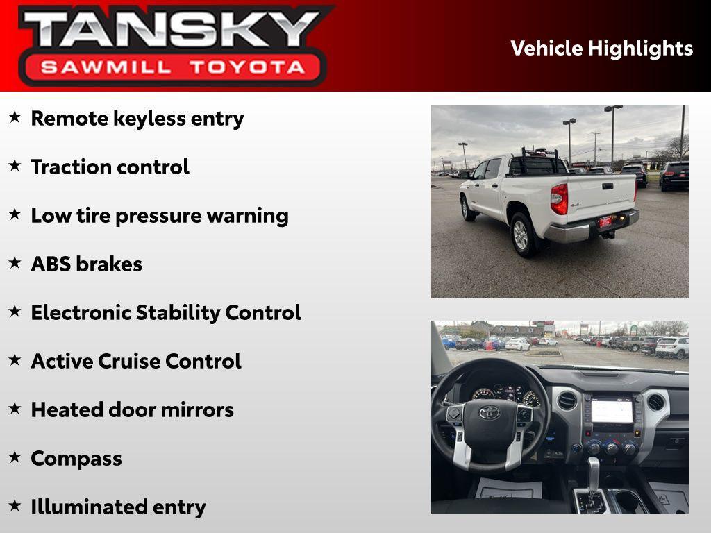 used 2020 Toyota Tundra car, priced at $45,876