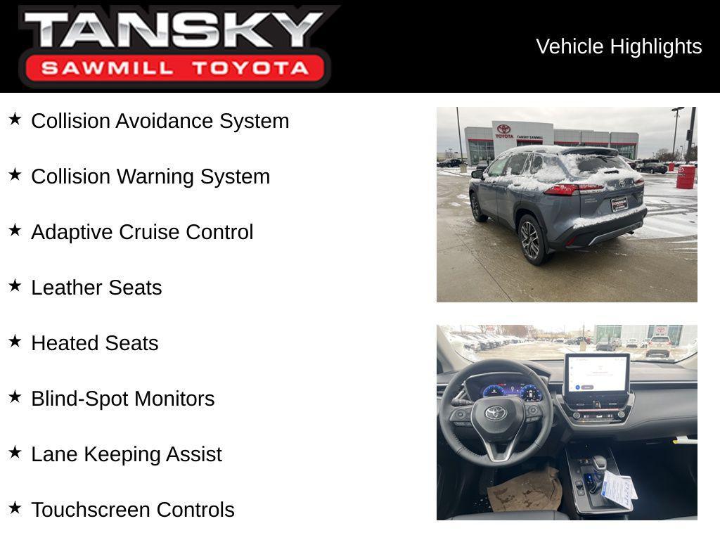 new 2026 Toyota Corolla Cross car, priced at $32,933