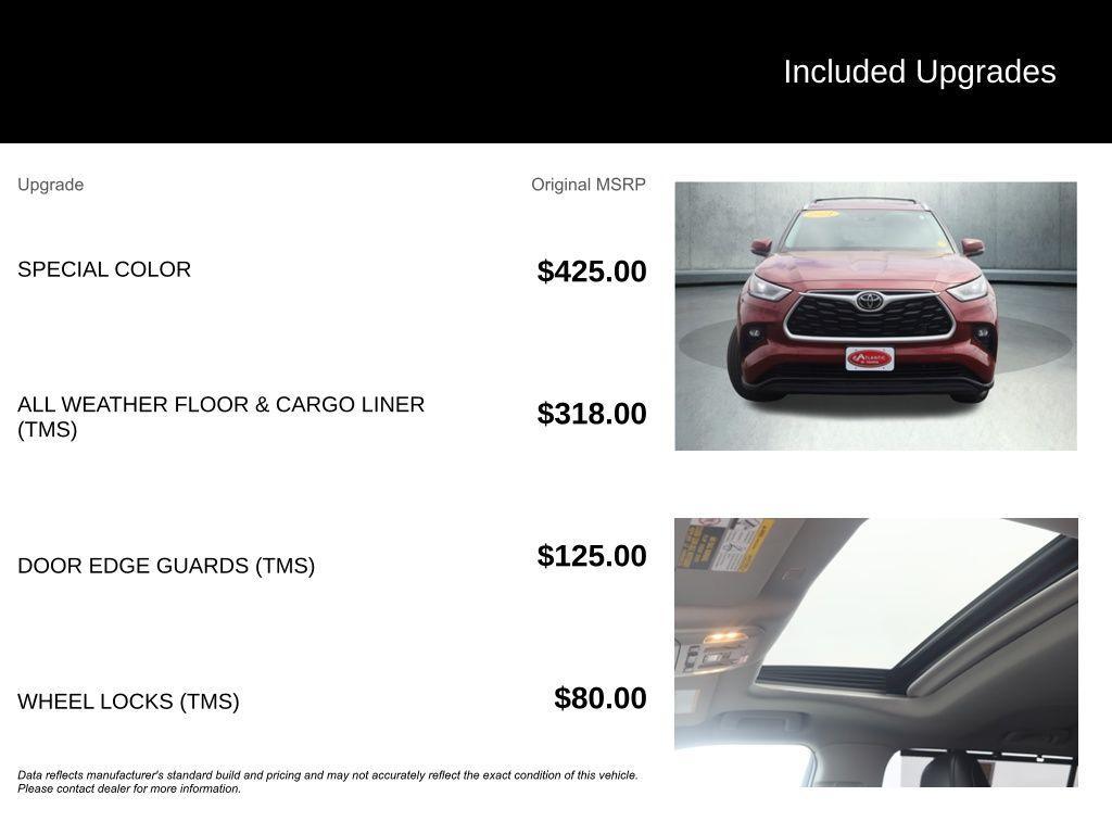 used 2021 Toyota Highlander car, priced at $30,248
