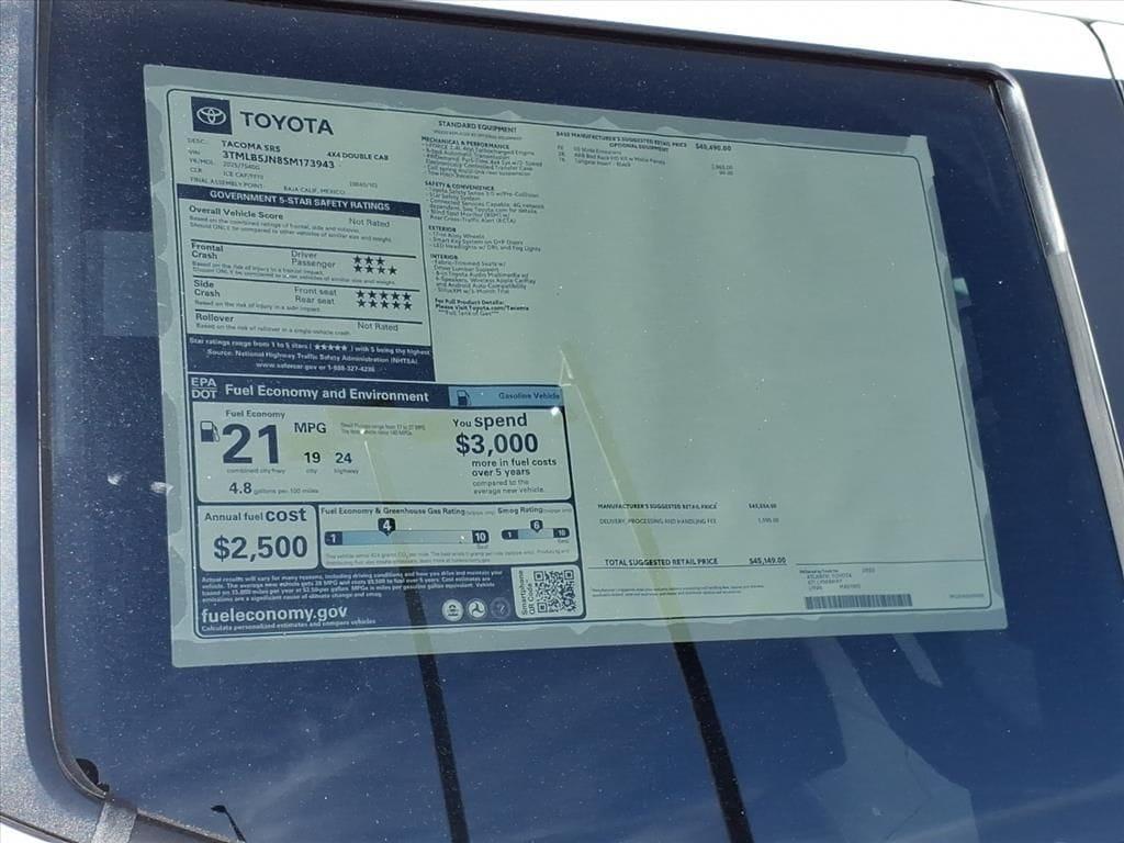 new 2025 Toyota Tacoma car, priced at $45,149