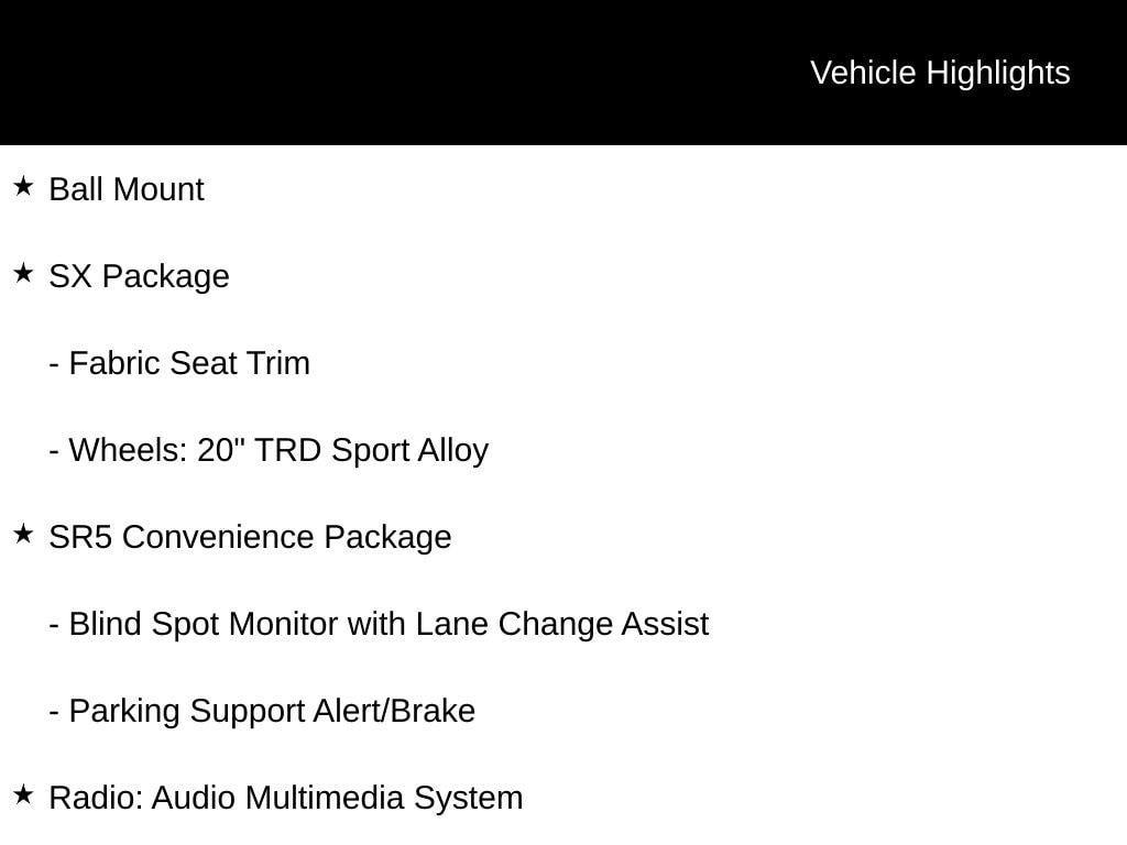 used 2026 Toyota Tundra car, priced at $51,200