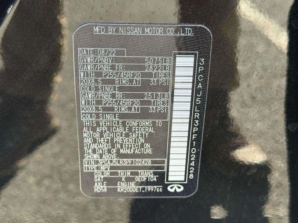 used 2023 INFINITI QX55 car, priced at $32,895