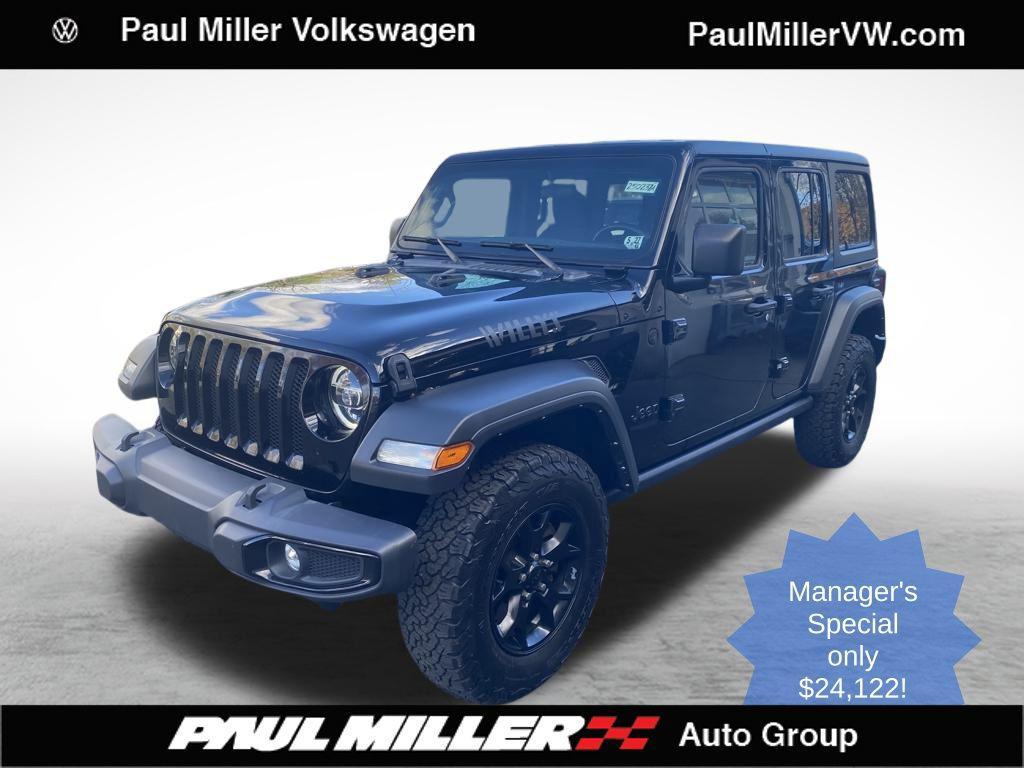 used 2022 Jeep Wrangler car, priced at $23,897