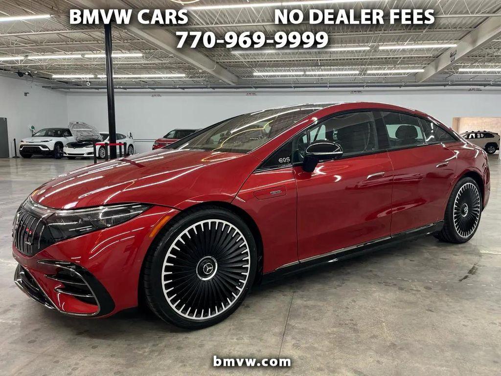 used 2022 Mercedes-Benz EQS 450+ car, priced at $64,000