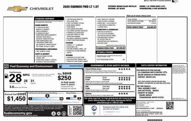 used 2020 Chevrolet Equinox car, priced at $13,000