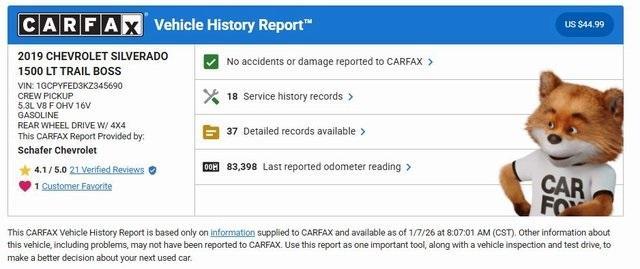 used 2019 Chevrolet Silverado 1500 car, priced at $30,000