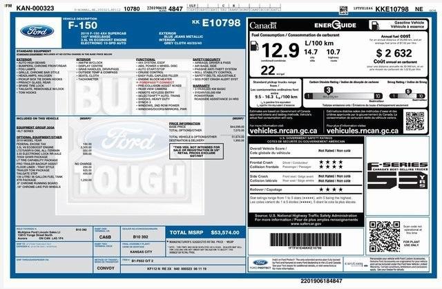 used 2019 Ford F-150 car, priced at $24,999