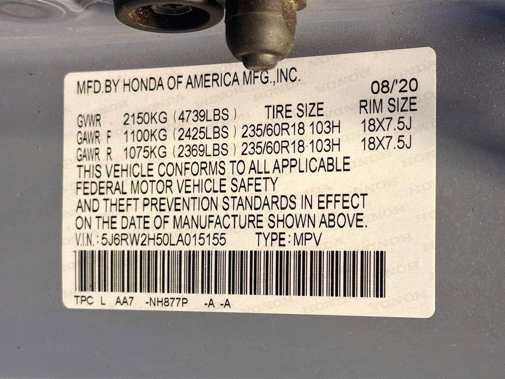 used 2020 Honda CR-V car, priced at $19,996
