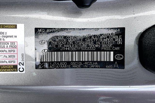 used 2015 Lexus RC 350 car, priced at $22,561