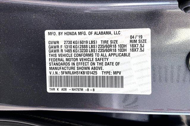 used 2019 Honda Odyssey car, priced at $21,239
