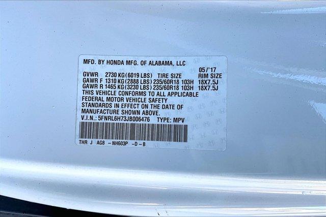 used 2018 Honda Odyssey car, priced at $20,371