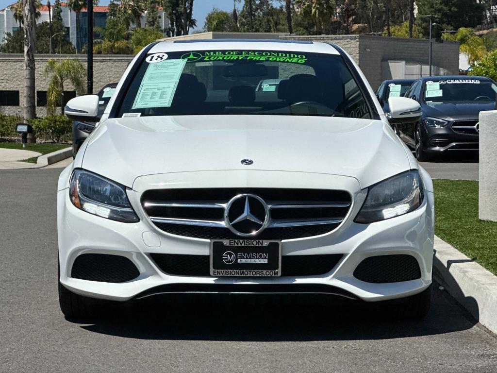used 2018 Mercedes-Benz C-Class car, priced at $19,297
