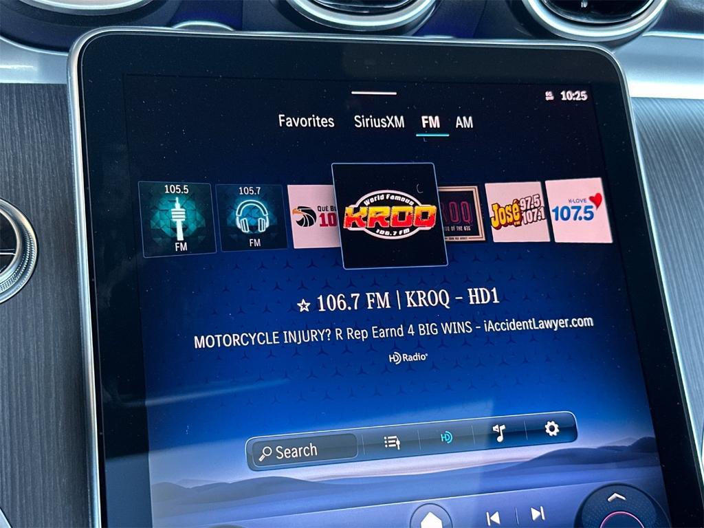 new 2025 Mercedes-Benz C-Class car, priced at $53,355