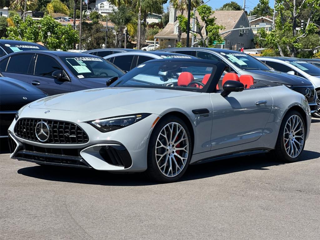 used 2024 Mercedes-Benz AMG SL 55 car, priced at $129,635