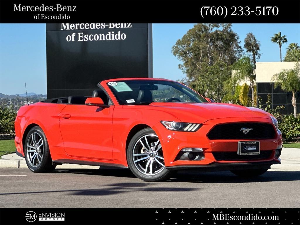 used 2016 Ford Mustang car, priced at $10,597