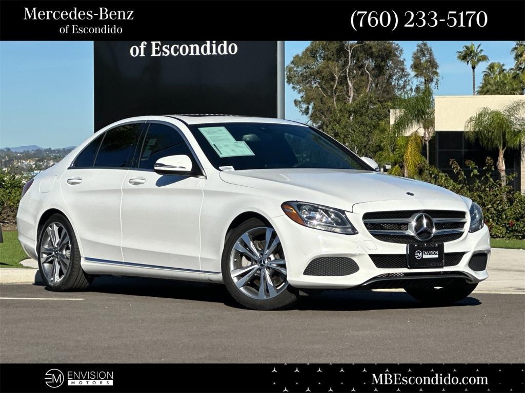 used 2018 Mercedes-Benz C-Class car, priced at $16,397