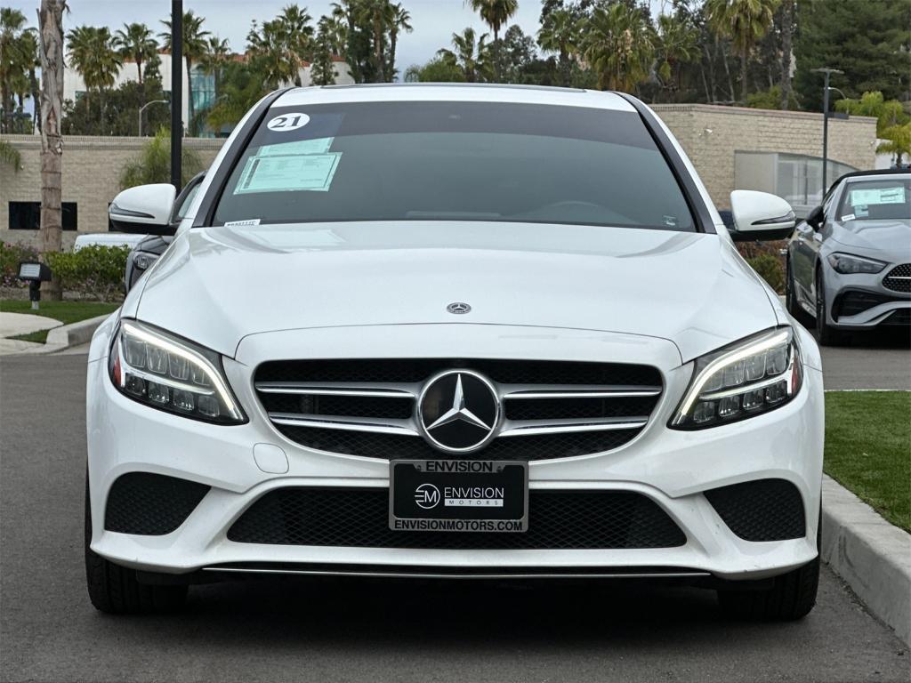 used 2021 Mercedes-Benz C-Class car, priced at $25,997