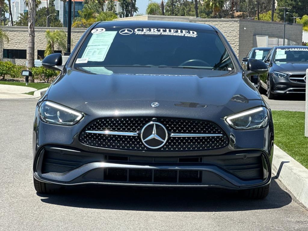 used 2022 Mercedes-Benz C-Class car, priced at $29,397