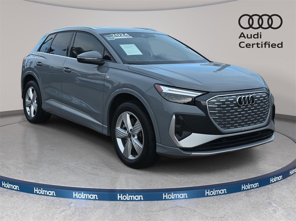used 2024 Audi Q4 e-tron car, priced at $29,985