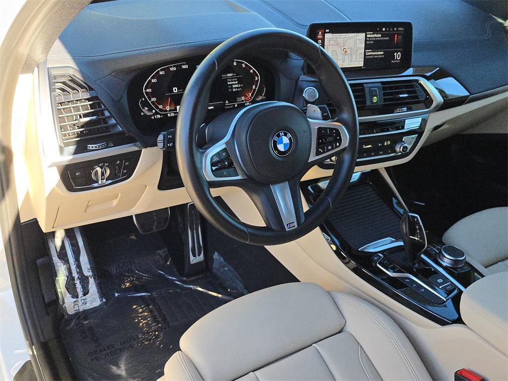 used 2021 BMW X3 car, priced at $37,200
