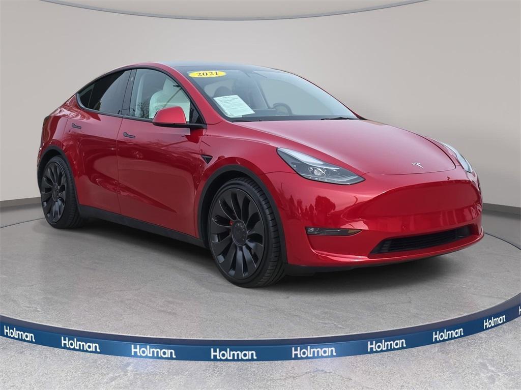 used 2021 Tesla Model Y car, priced at $27,995