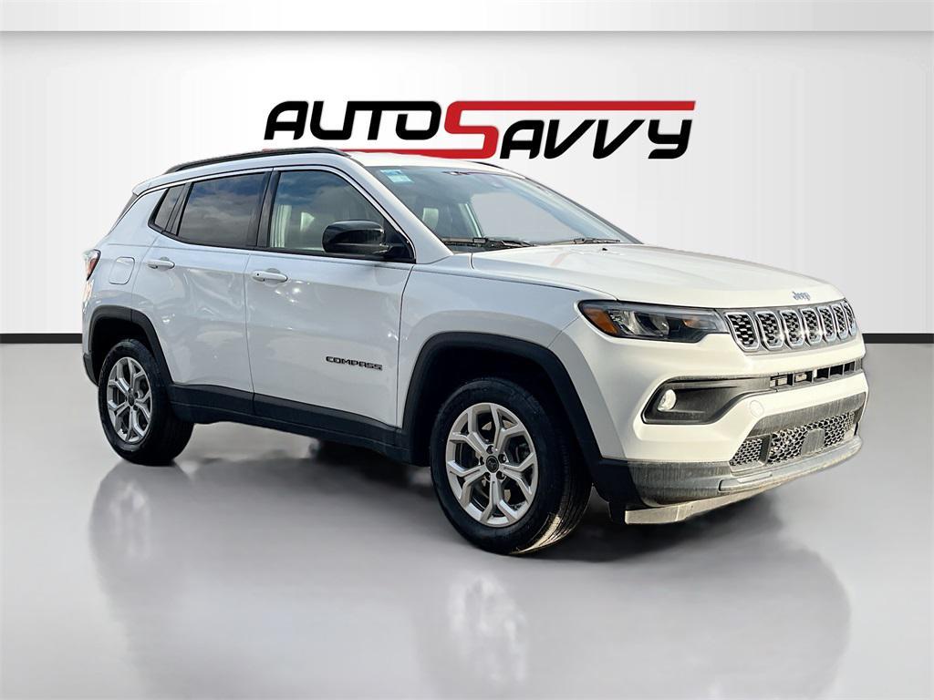 used 2025 Jeep Compass car, priced at $19,600