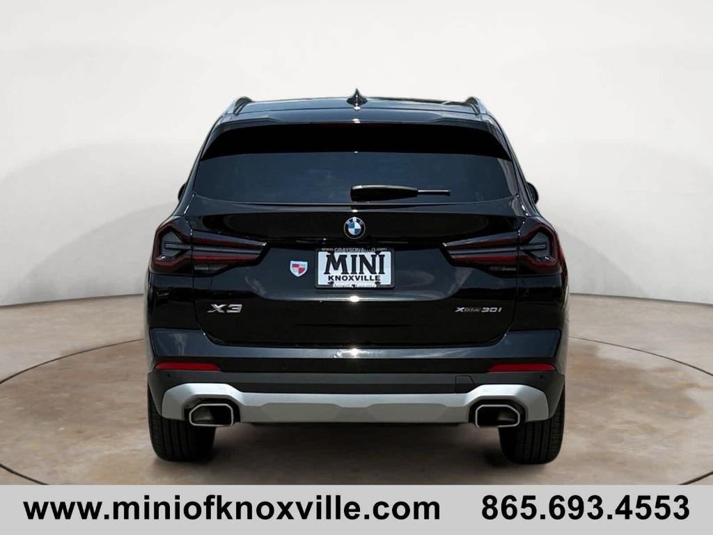 2024 Black Sapphire Metallic BMW X3