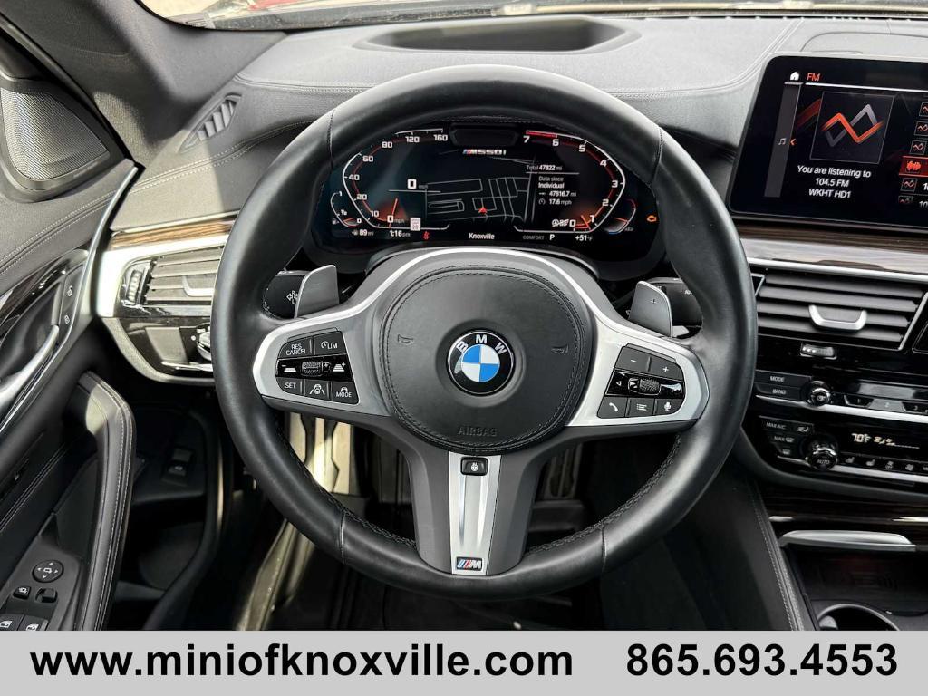 used 2023 BMW M550 car, priced at $54,640