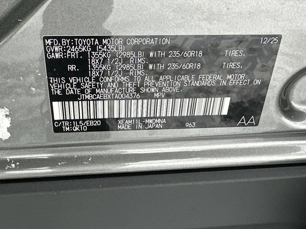 new 2026 Toyota bZ car, priced at $38,927