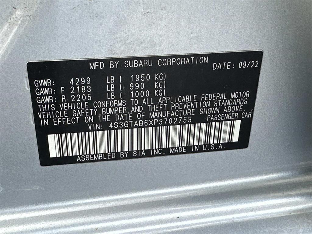 used 2023 Subaru Impreza car, priced at $17,643