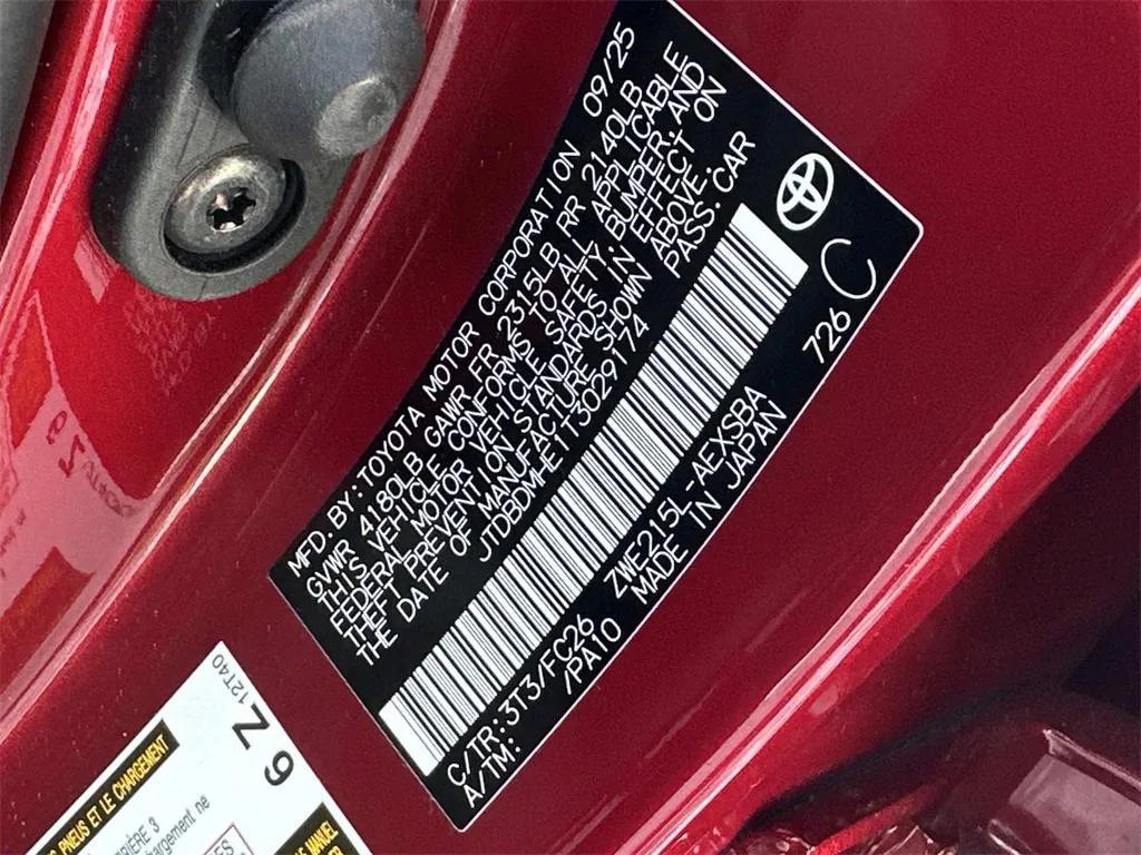 new 2026 Toyota Corolla Hybrid car, priced at $30,995