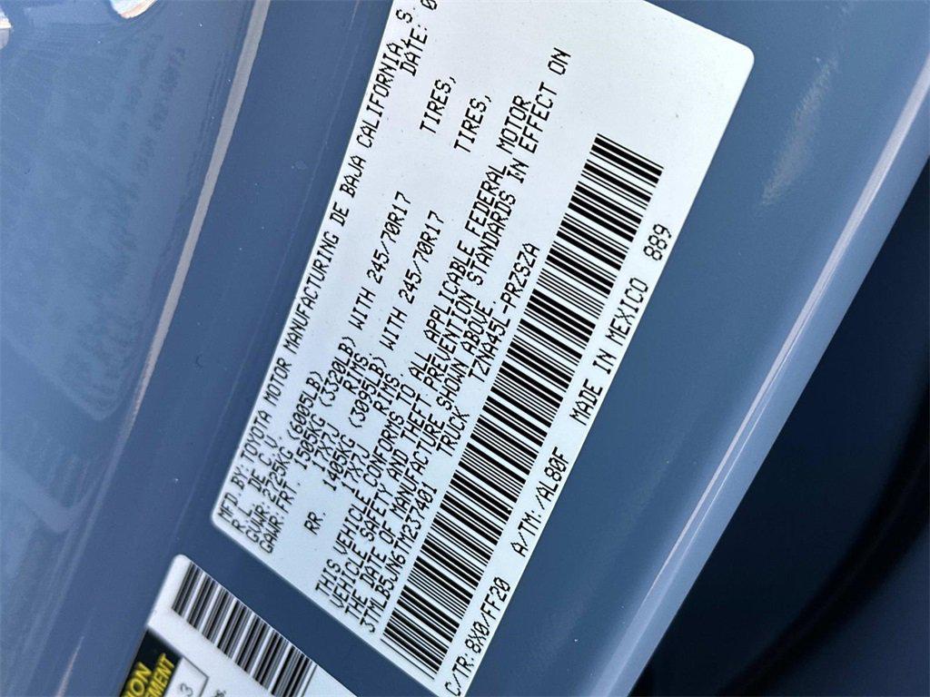 new 2026 Toyota Tacoma car, priced at $39,989