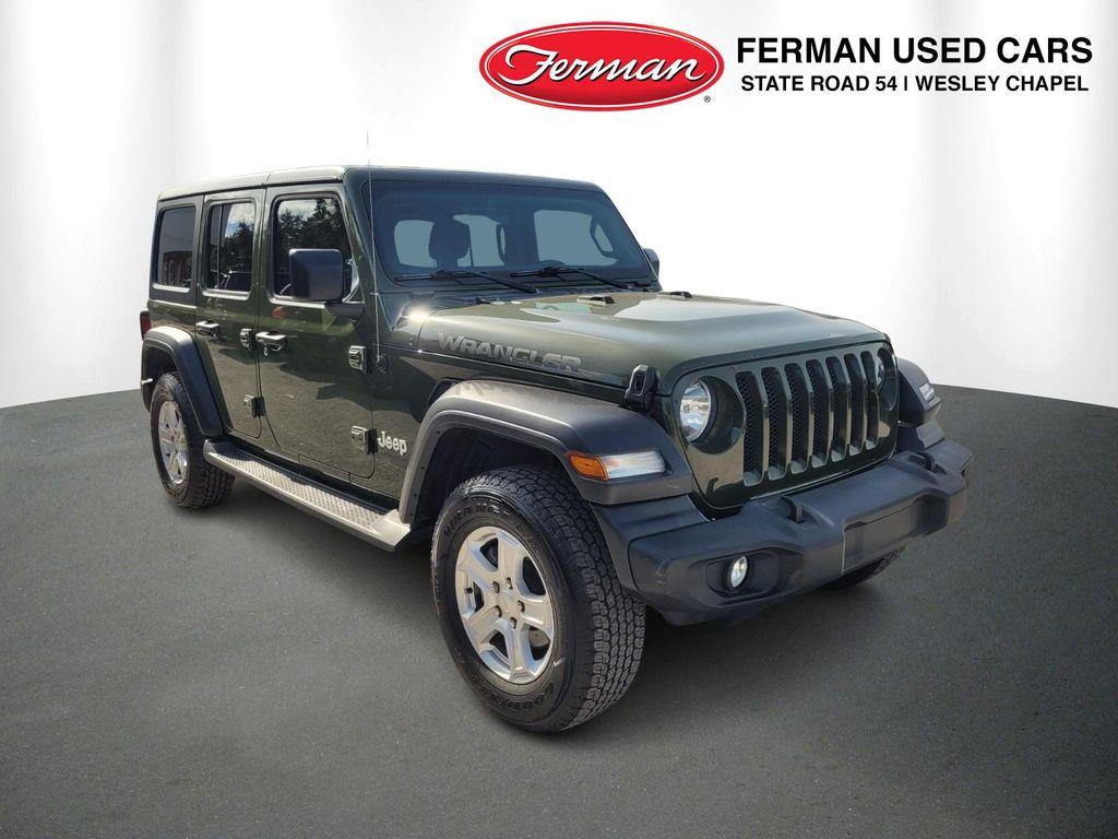 used 2020 Jeep Wrangler Unlimited car, priced at $20,987