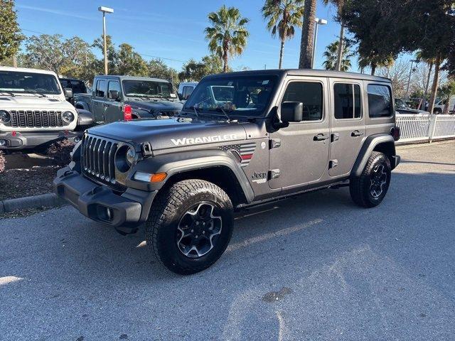 used 2021 Jeep Wrangler Unlimited car, priced at $22,636