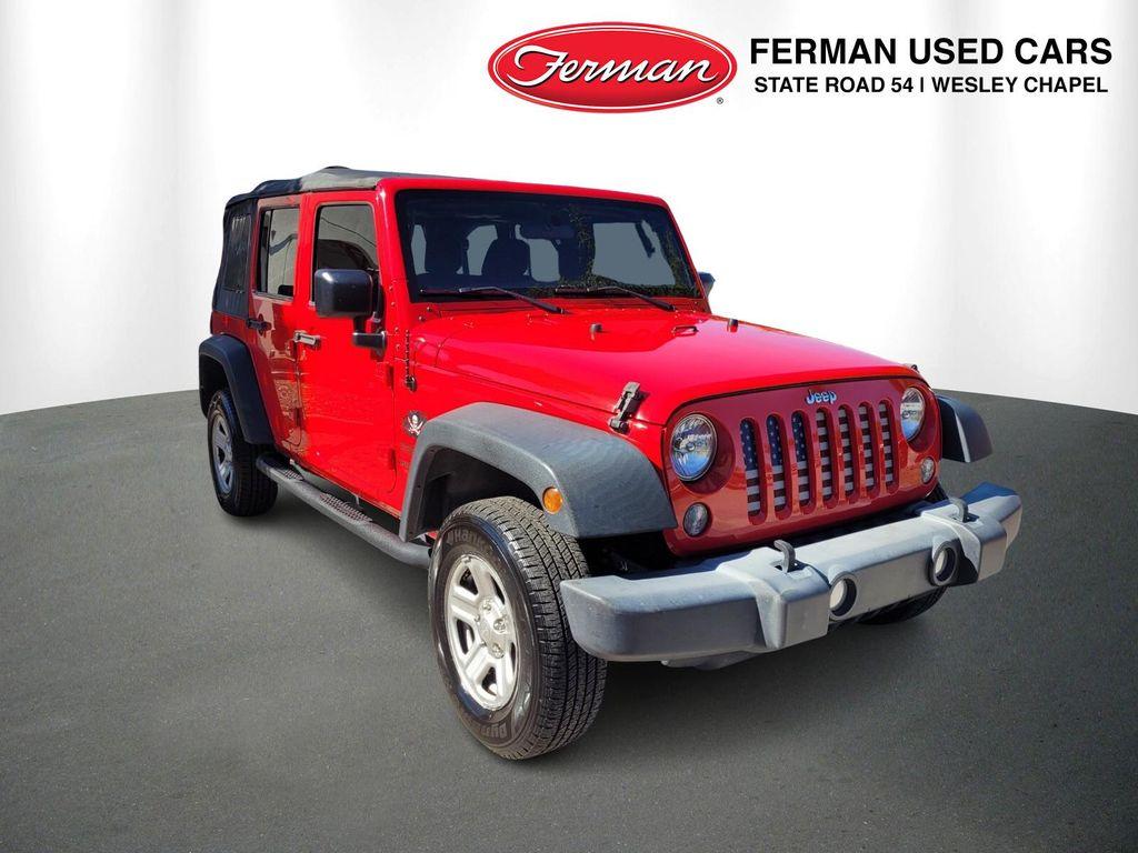 used 2015 Jeep Wrangler Unlimited car, priced at $12,850