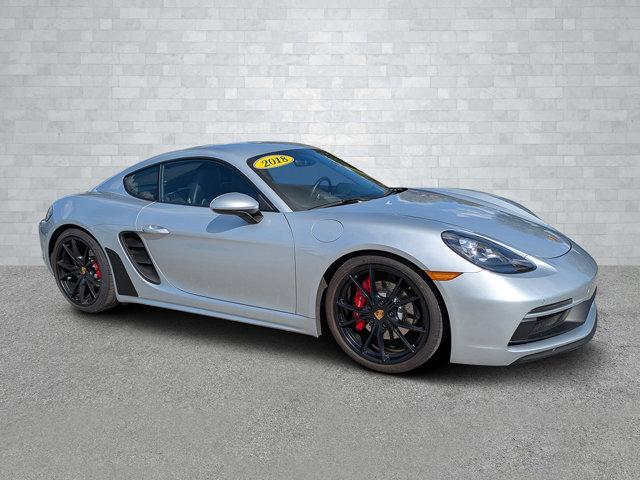 used 2018 Porsche 718 Cayman car, priced at $68,435