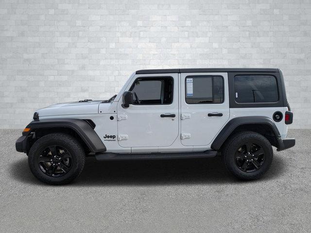used 2021 Jeep Wrangler Unlimited car, priced at $26,391
