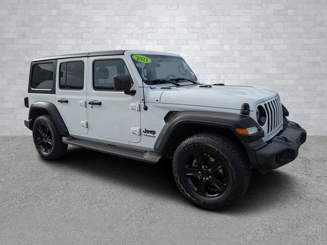 used 2021 Jeep Wrangler Unlimited car, priced at $26,391
