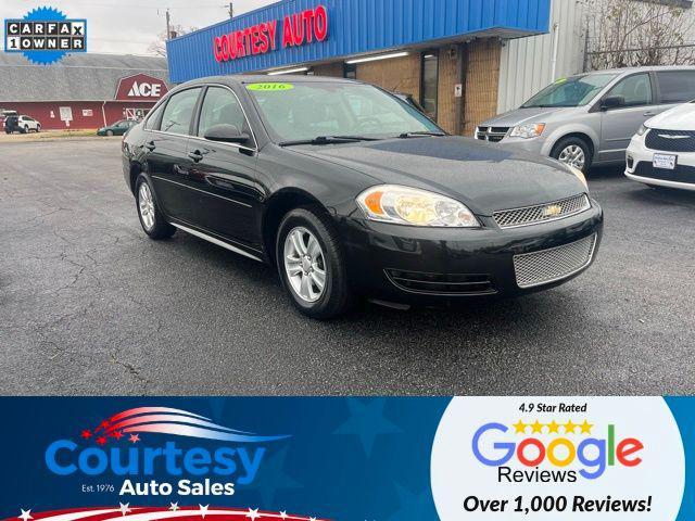 used 2016 Chevrolet Impala Limited car, priced at $13,988