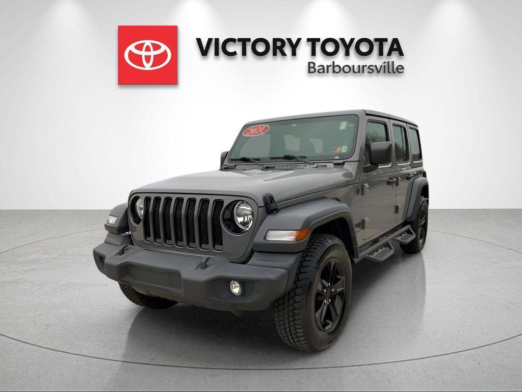 used 2021 Jeep Wrangler Unlimited car, priced at $26,988