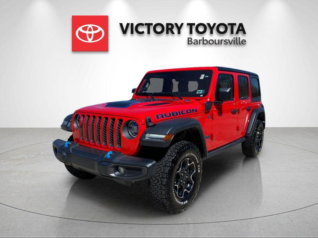 used 2021 Jeep Wrangler Unlimited 4xe car, priced at $29,588