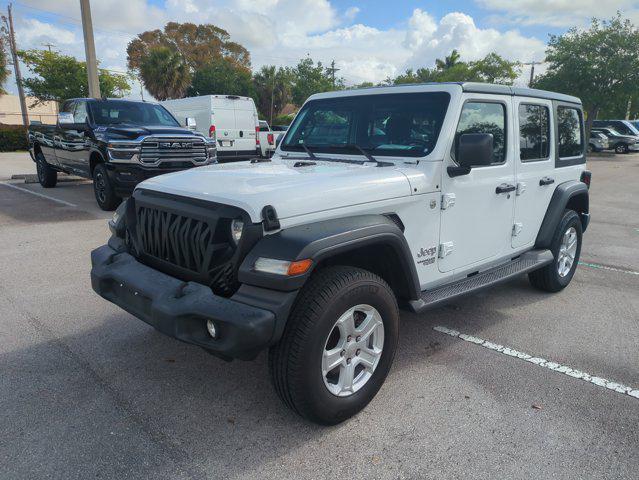 used 2020 Jeep Wrangler Unlimited car, priced at $21,594