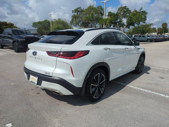 used 2025 INFINITI QX55 car, priced at $34,999