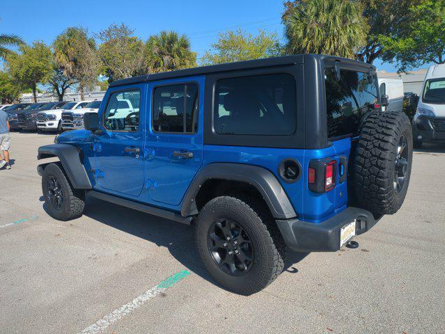 used 2022 Jeep Wrangler Unlimited car, priced at $26,121