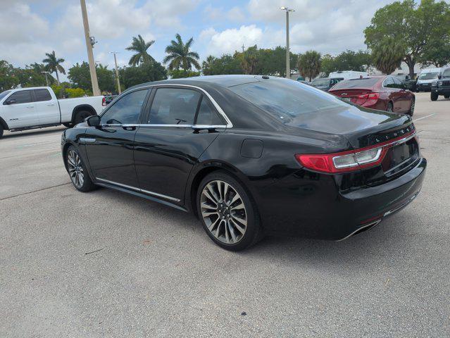 used 2017 Lincoln Continental car, priced at $18,540