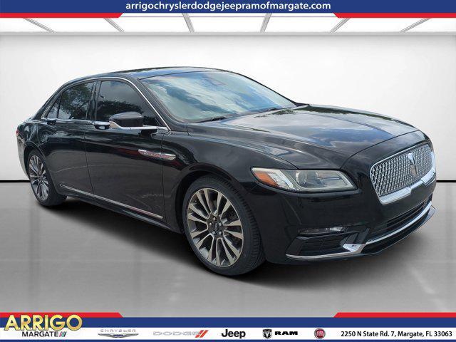 used 2017 Lincoln Continental car, priced at $18,540