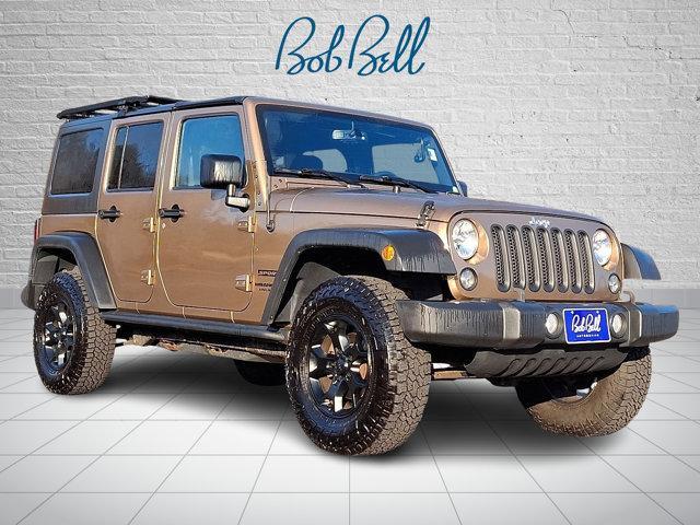 used 2015 Jeep Wrangler Unlimited car, priced at $15,820
