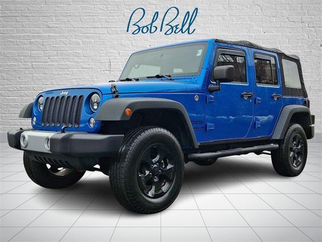 used 2015 Jeep Wrangler Unlimited car, priced at $15,591