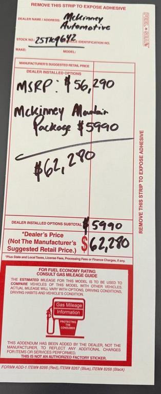 new 2025 Ram 1500 car, priced at $44,005